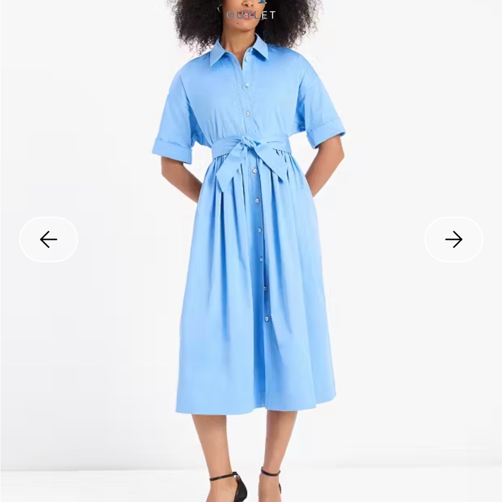 Kate Spade Light Blue Long Sleeve Dress